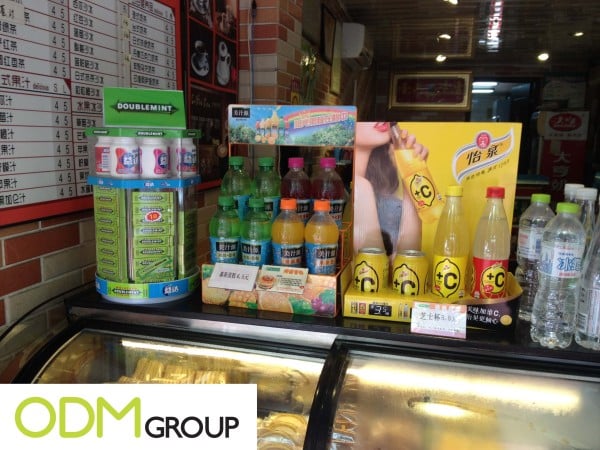 Counter top POS - plastic, metal, cardboard