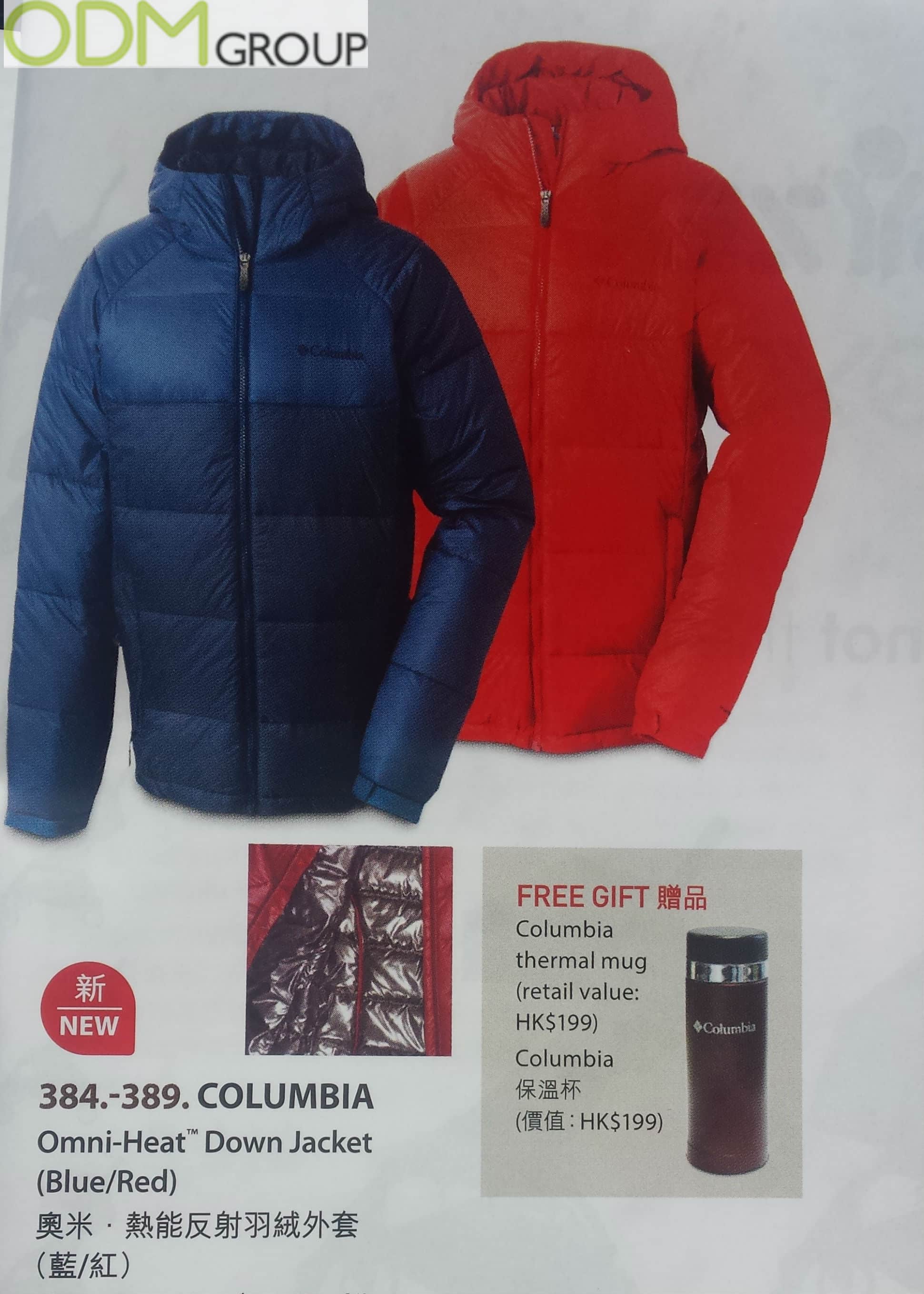 Columbia Gift With Purchase: Promotional Mugs