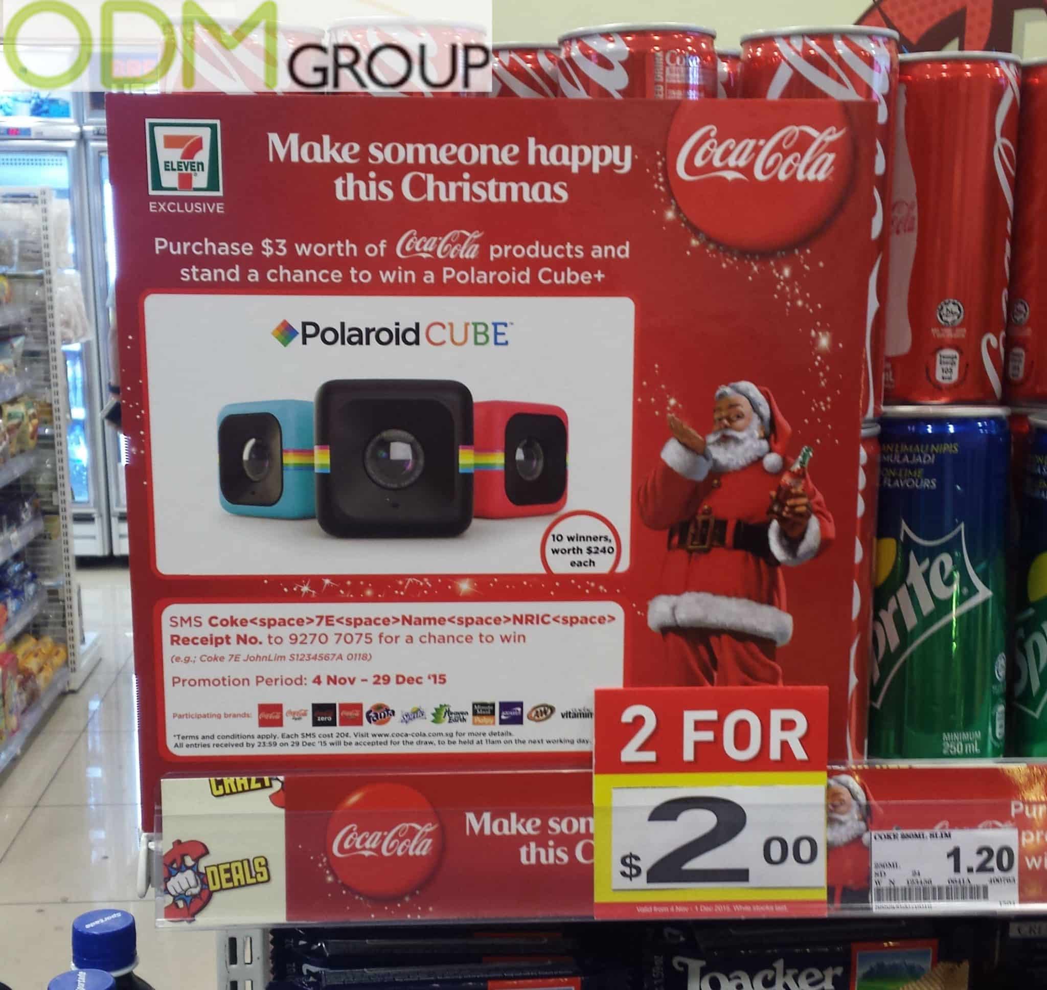 Promotional Giveaway: Coca Cola with Polaroid