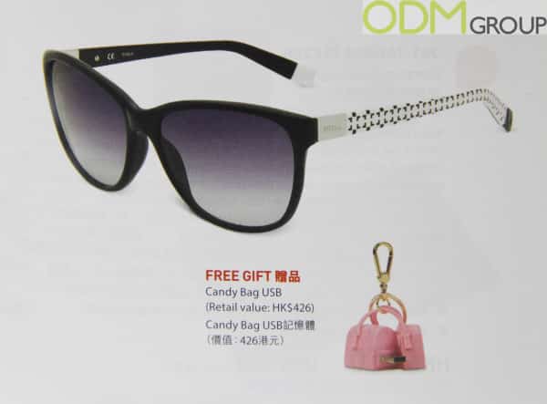 Free gift with purchase by Italian company Furla