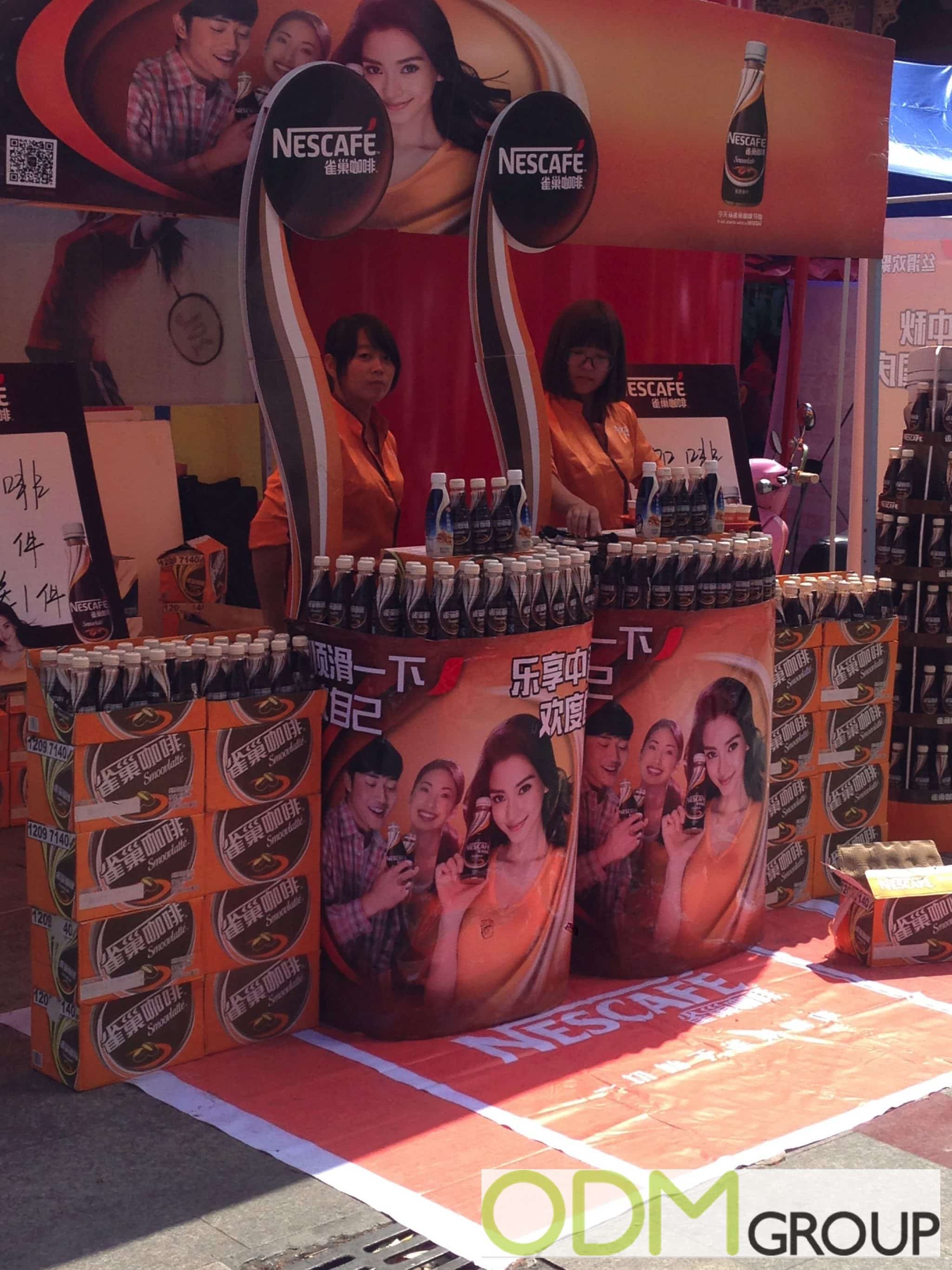 In-Store Display to Increase Brand Awareness by Nescafé
