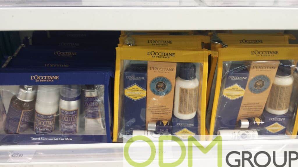 On pack promo - Gift bag offered by L'Occitane