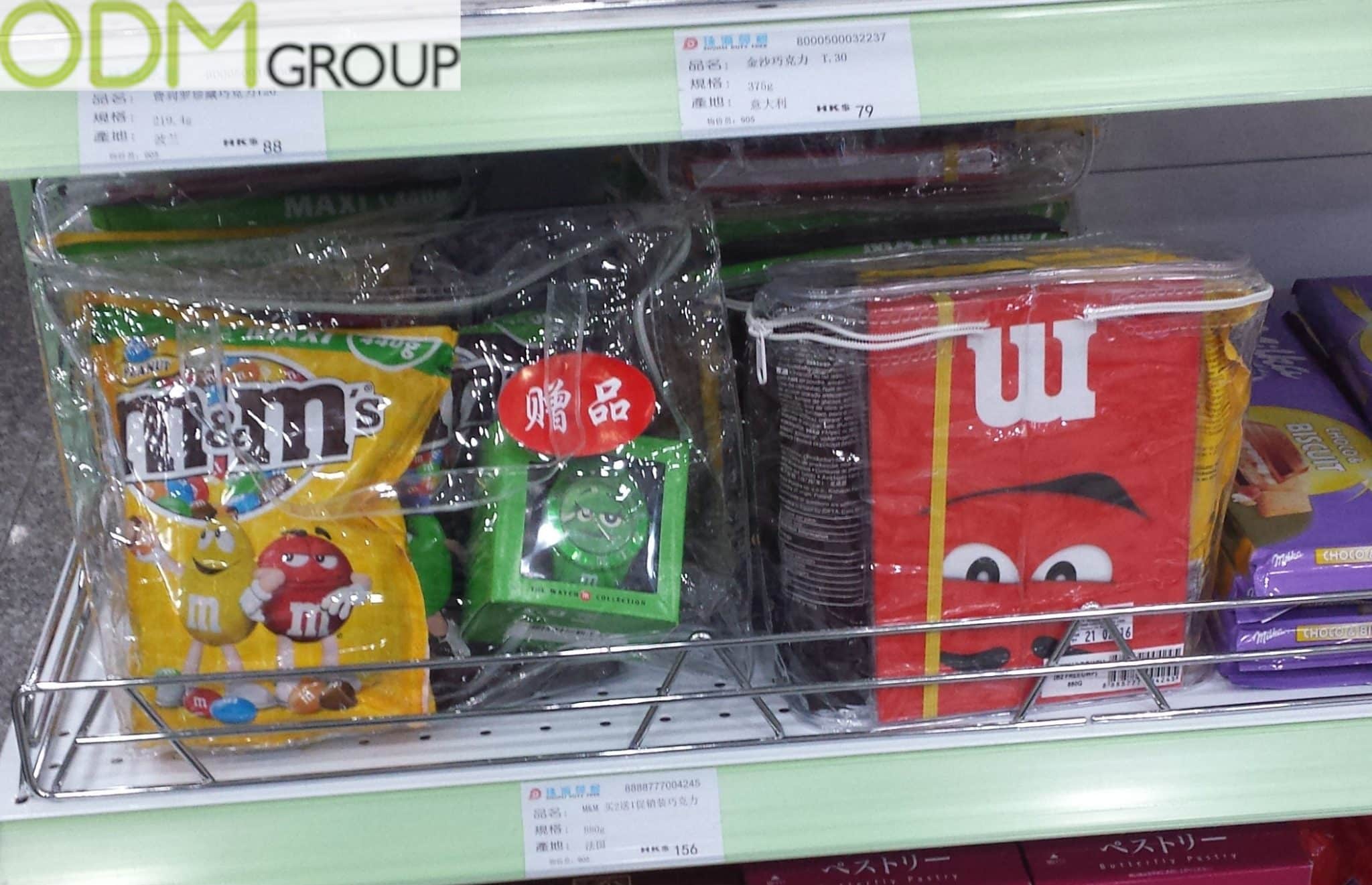 Promotional Watch and Notebook: On Pack Promotion by M&M