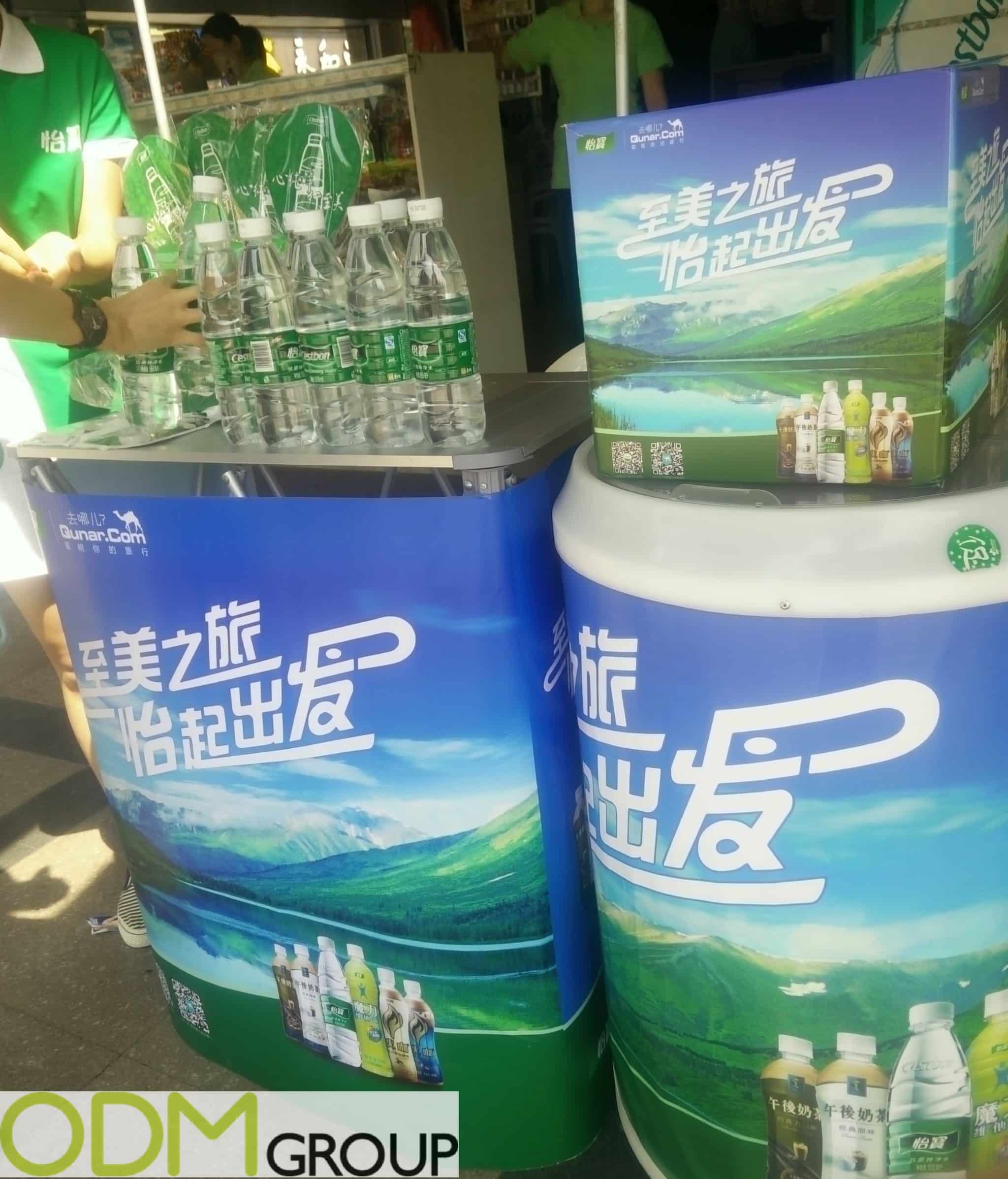 On Premise Display by C'est Bon Attracts Consumers