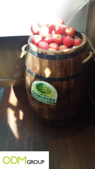 An eye-catching drinks POS display