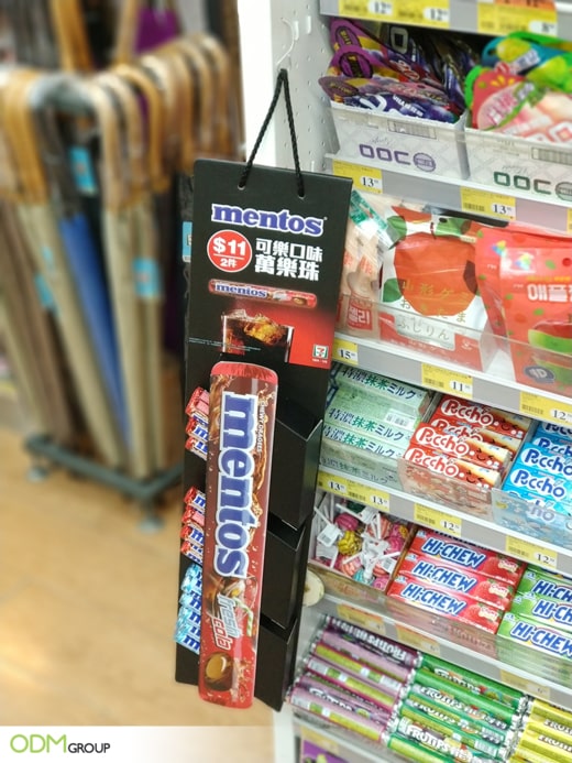 POS Display Manufacturer Example - Mentos Creative Marketing
